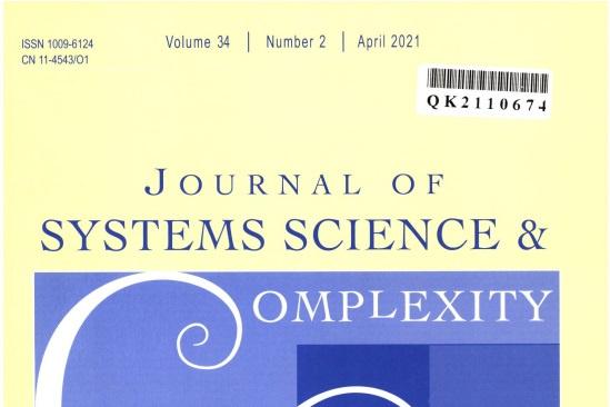 Journal of Systems Science Complexity